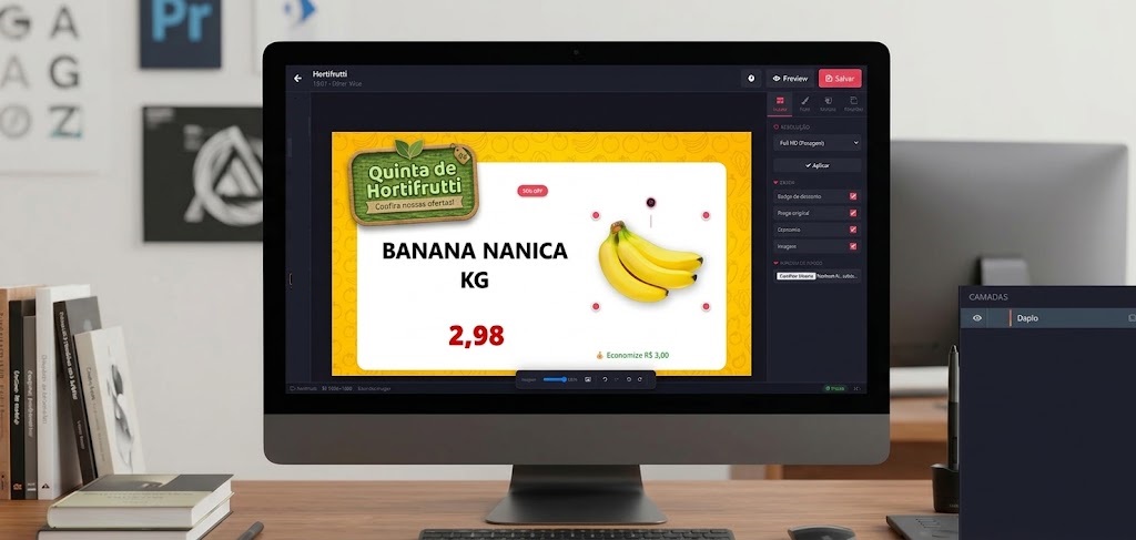 Cartaz Digital e campanhas promocionais